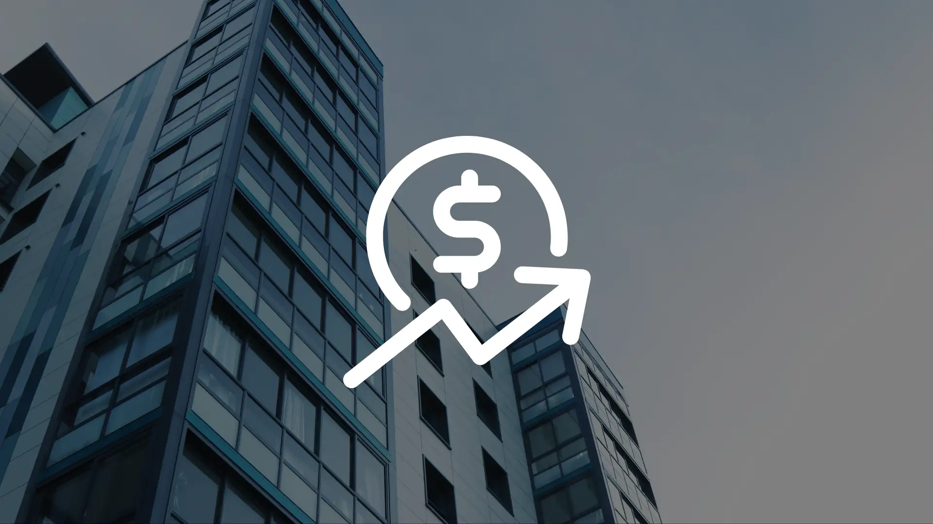 prédio e ícone de investimento